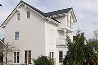 Feldkirchen, Lkr. München, Point 150 auf Keller, Quergiebel, Balkon, FBH, Wärmepumpe über Brunnenbetrieb