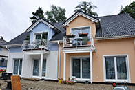 München Stadt: Doppelhaus mit zwei Hälften Partner 128 sowie Bungalow-Anbau, 2015